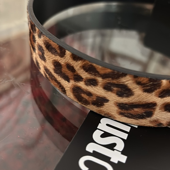Just Cavalli Calf Hair Leopard Leather Reversible Belt – Size 70 EU / XS | NWT main image 4
